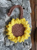 Sonnenblumenanhänger mit Geheimfach