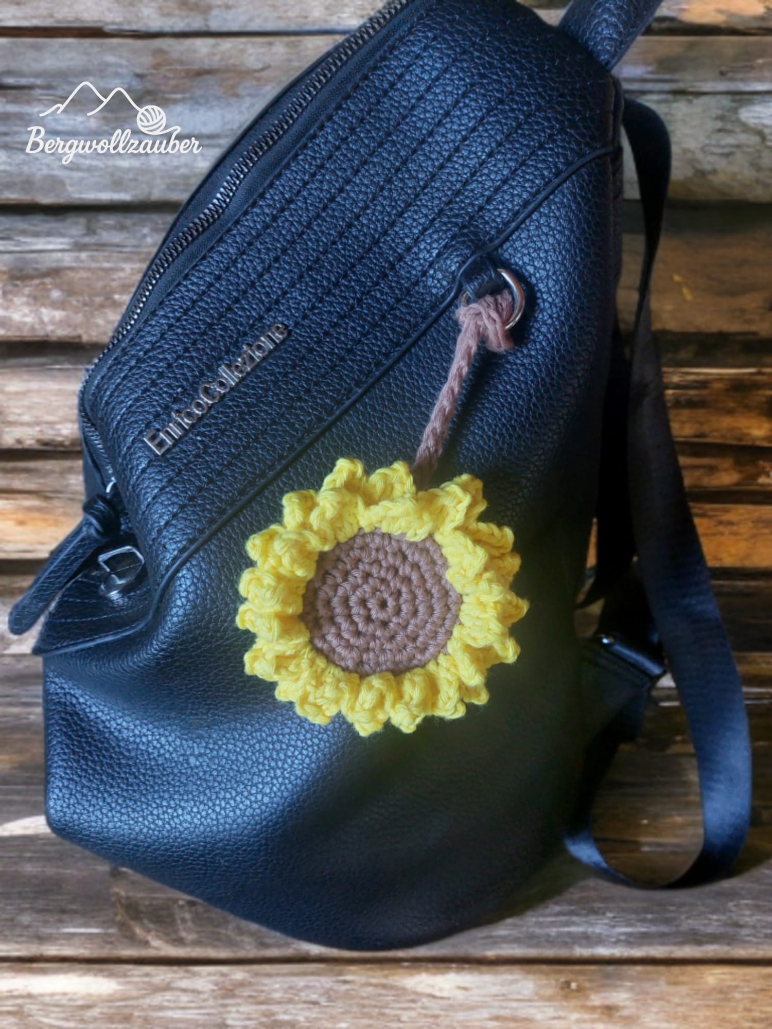 Sonnenblumenanhänger mit Geheimfach