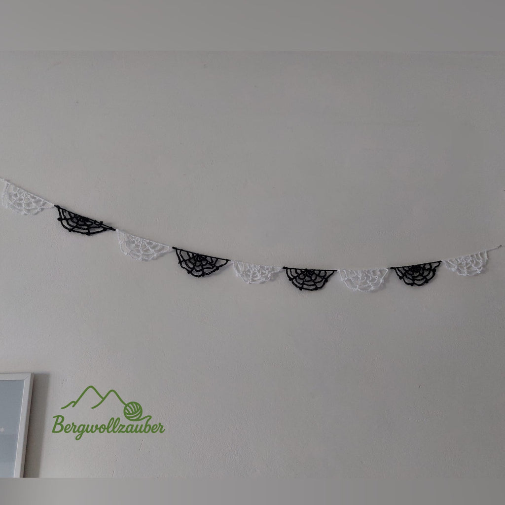 Halloween-Girlande Spinnennetz 🕸