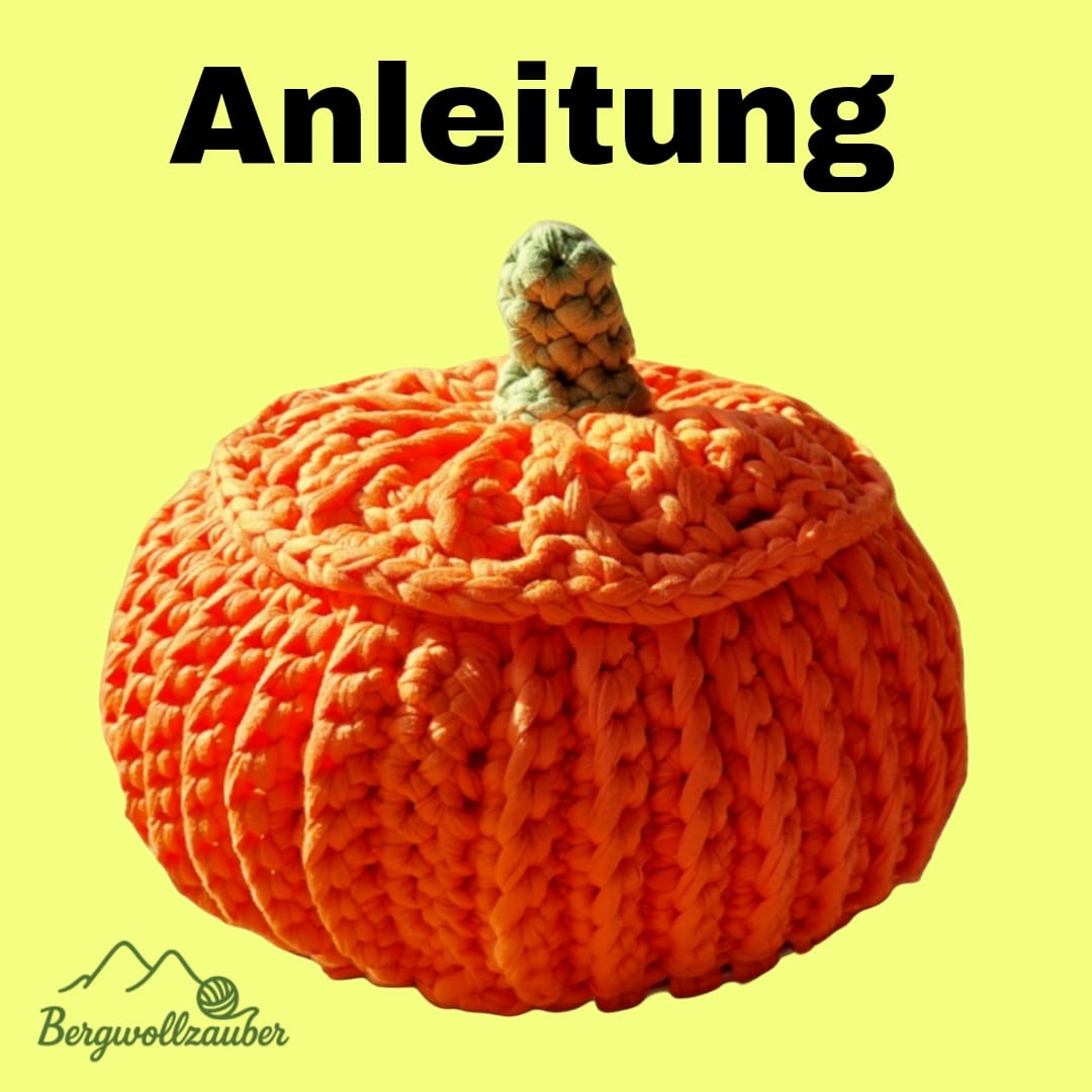 Anleitung Körbchen Kürbiszauber