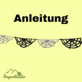 Anleitung Spinnennetzgirlande