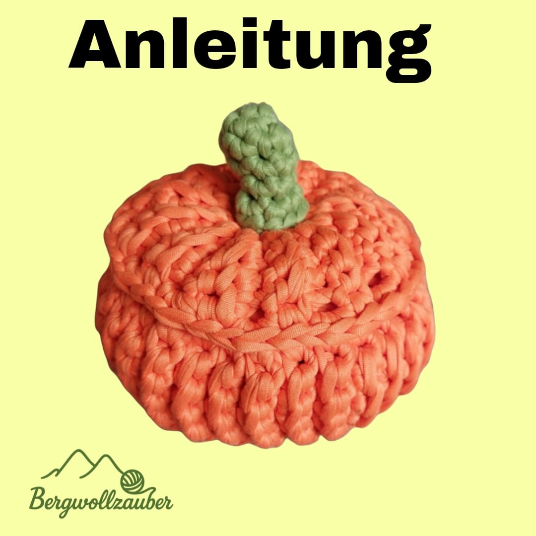 Anleitung für Körbchen Kürbiszauberchen